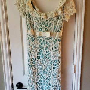 Women's Betsey Johnson Lacy Slip Dress SZ 6